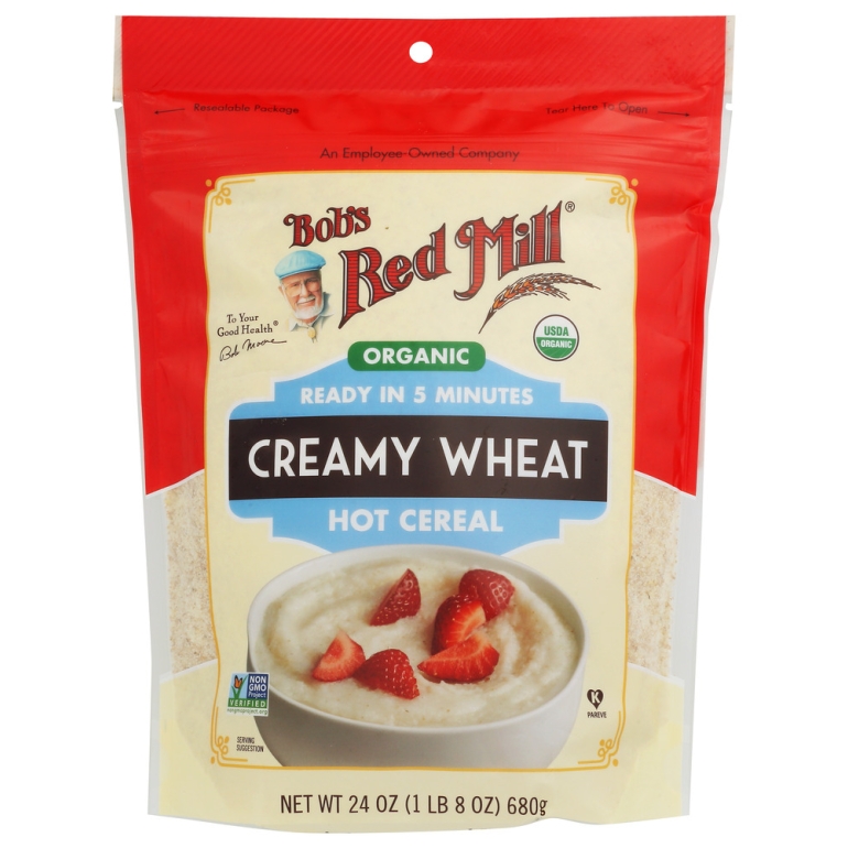 Hot Cereal Farina Wheat Organic, 24 oz