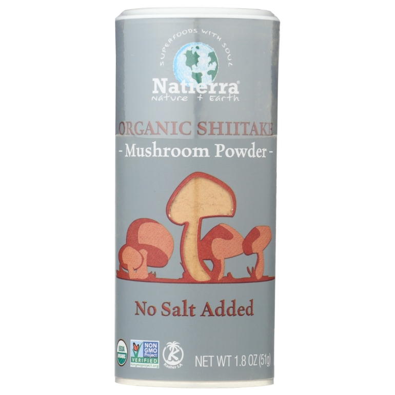 Organic Shiitake Mushroom Powder, 1.8 oz