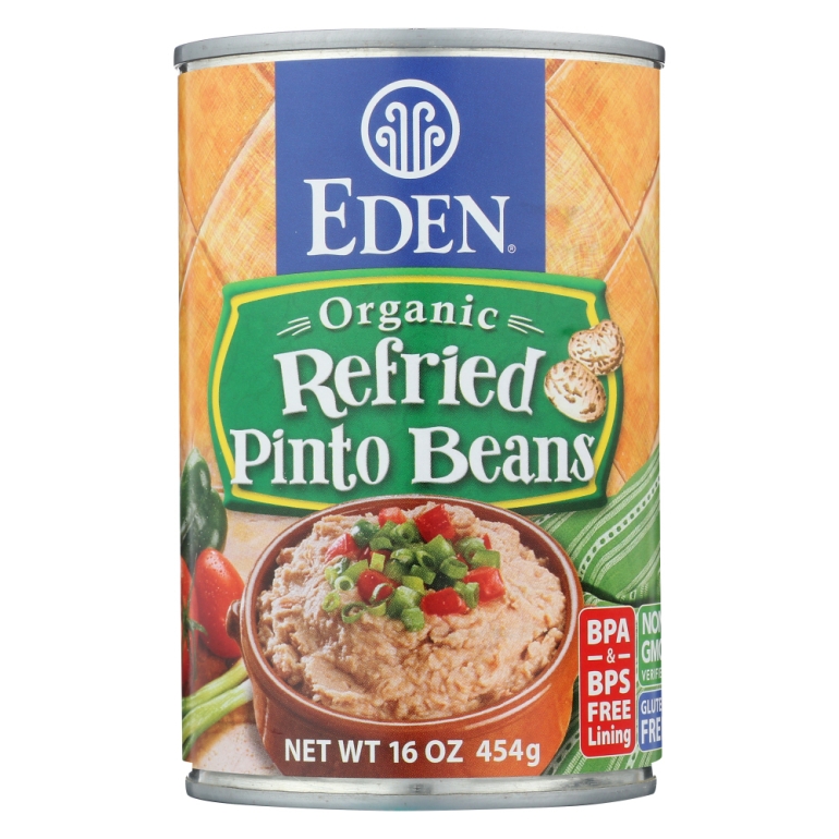 Refried Pinto Beans Organic, 16 oz