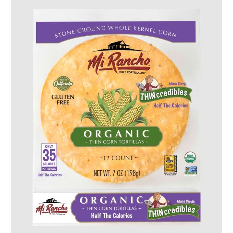 Organic Corn Thincredibles Tortilla, 7 oz