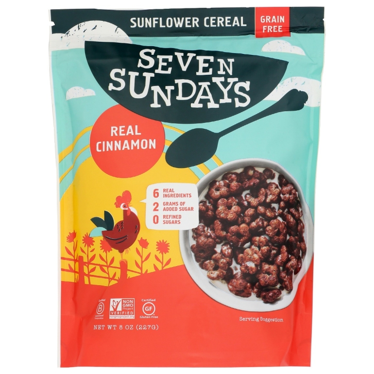 Real Cinnamon Sunflower Cereal, 8 oz