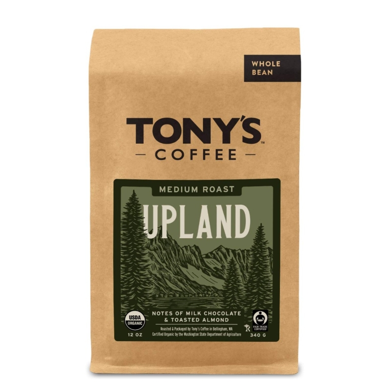 Upland Medium Roast Whole Bean Coffee, 12 oz