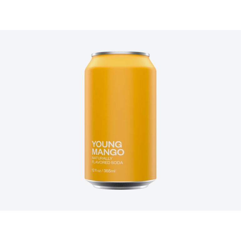 Young Mango Soda, 12 fo