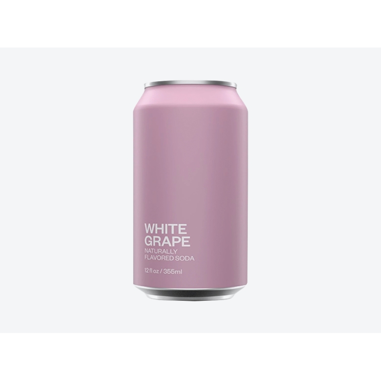 White Grape Soda, 12 fo