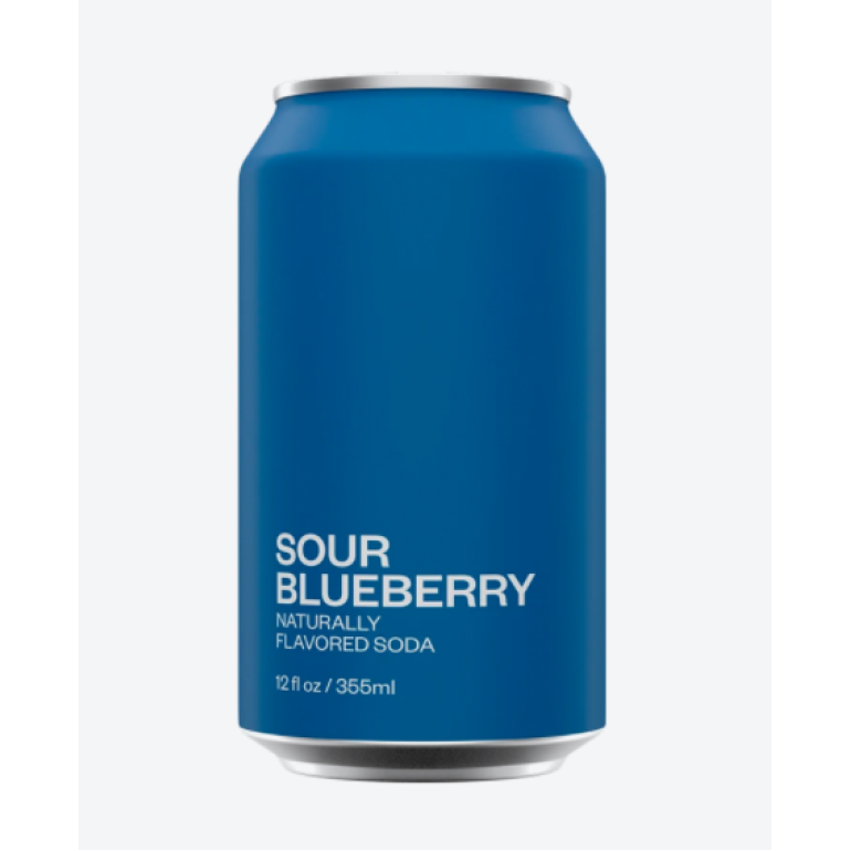 Sour Blueberry Soda, 12 fo