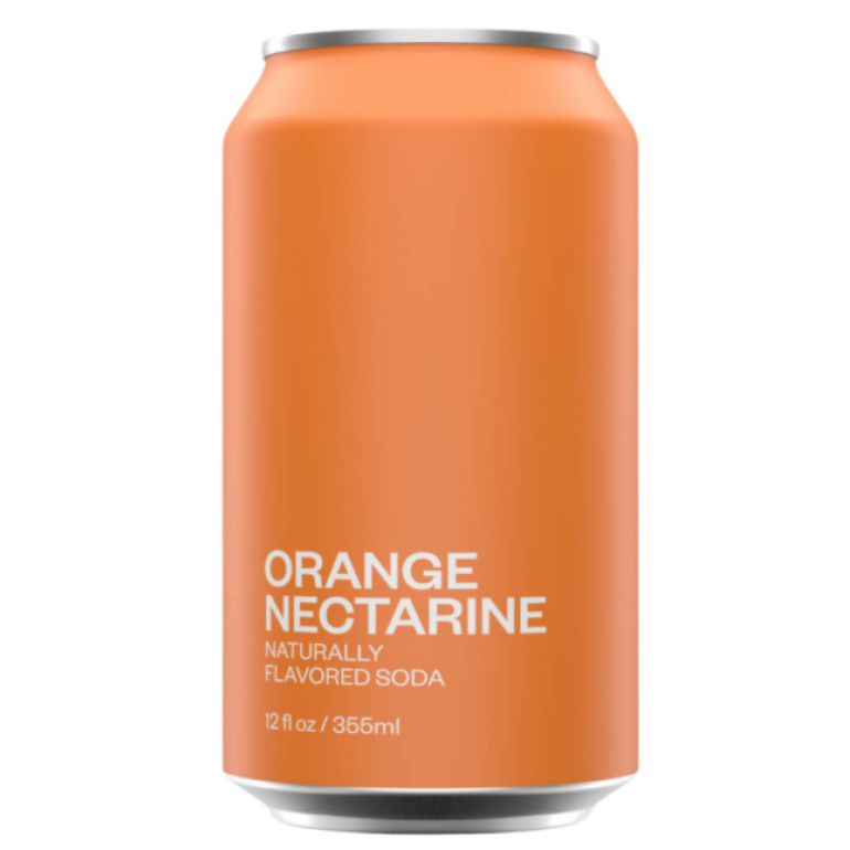 Orange Nectarine Soda, 12 fo