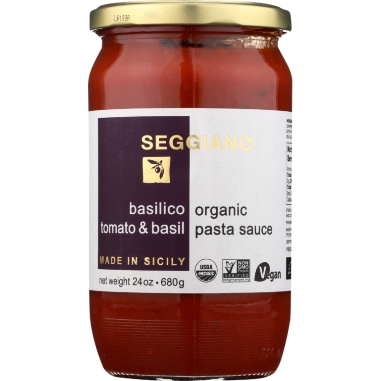 Organic Tomato and Basil Pasta Sauce, 24 oz