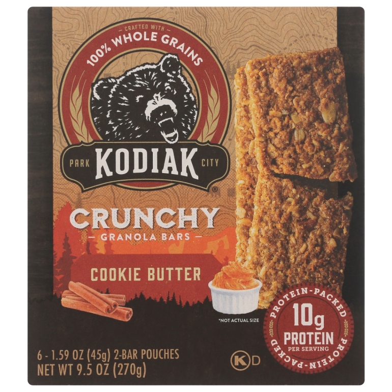 Cookie Butter Crunchy Granola Bars, 9.5 oz