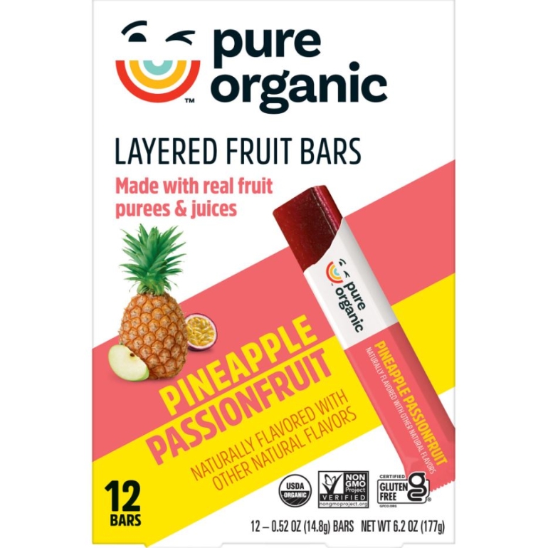Pineapple Passion Fruit Bars, 6.2 oz