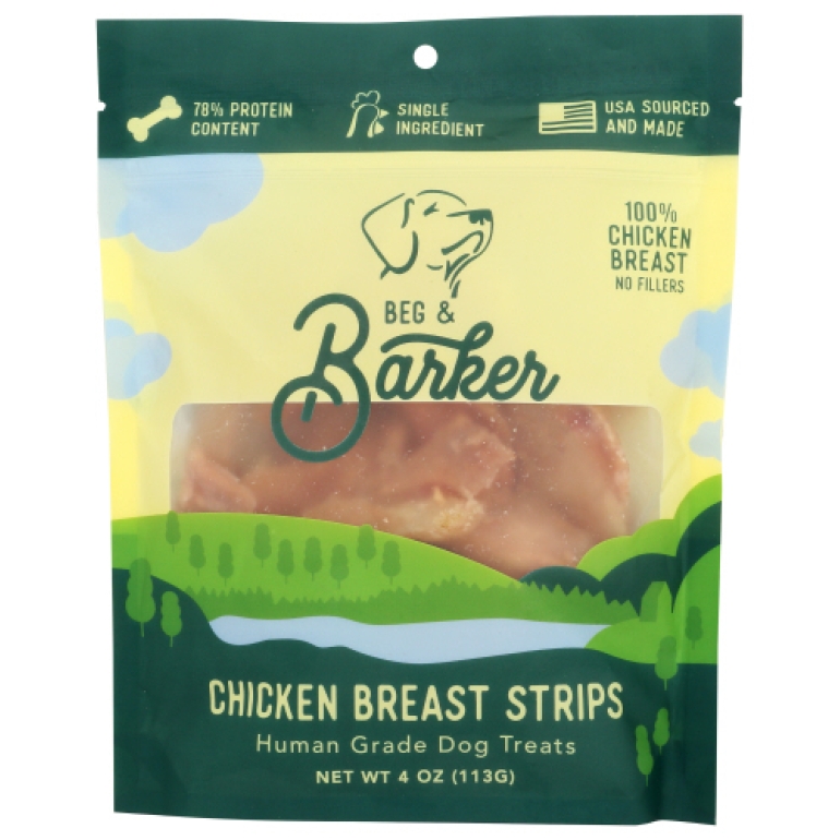 Chicken Breast Strips Dog Treats, 4 oz