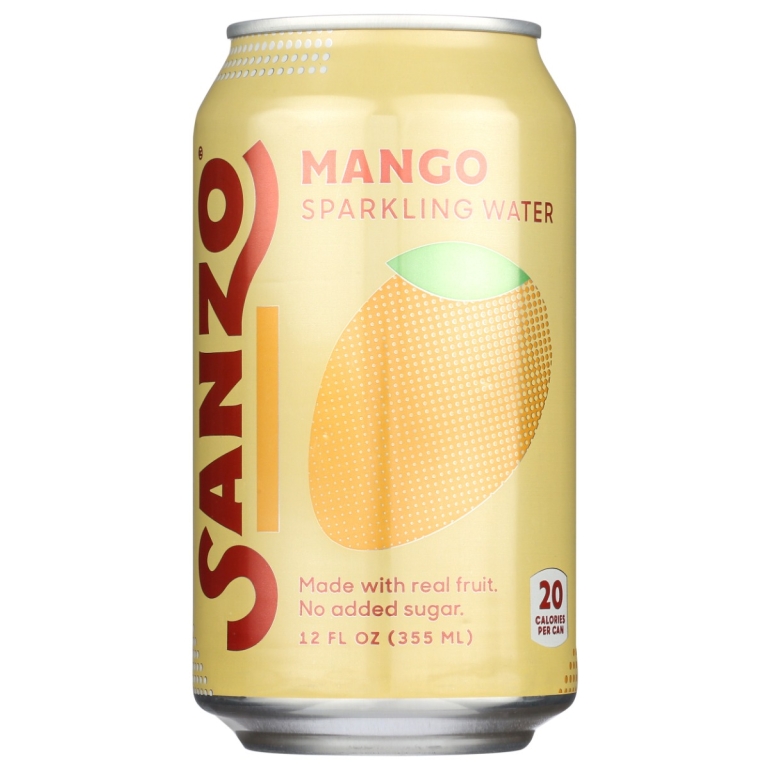 Mango Alphonso Sparkling Water, 12 fo