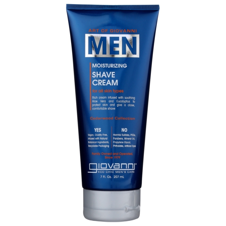 Men Moisturizing Shave Cream, 7 fo