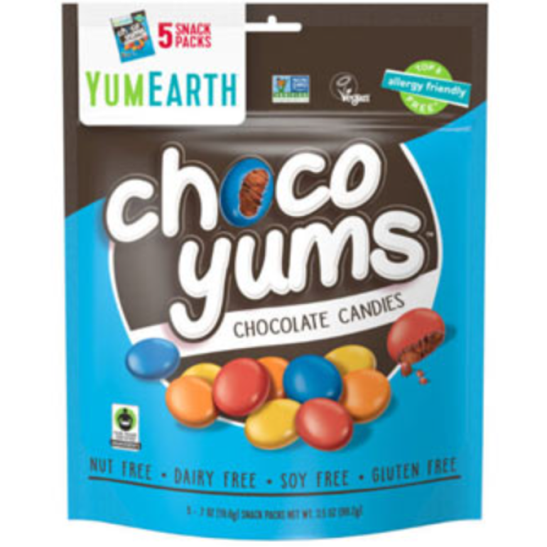 Choco Yums Chocolate Candies Snack Pack, 3.5 oz