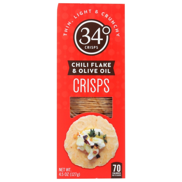 Crisps Chili Flake Olive Oil, 4.5 OZ