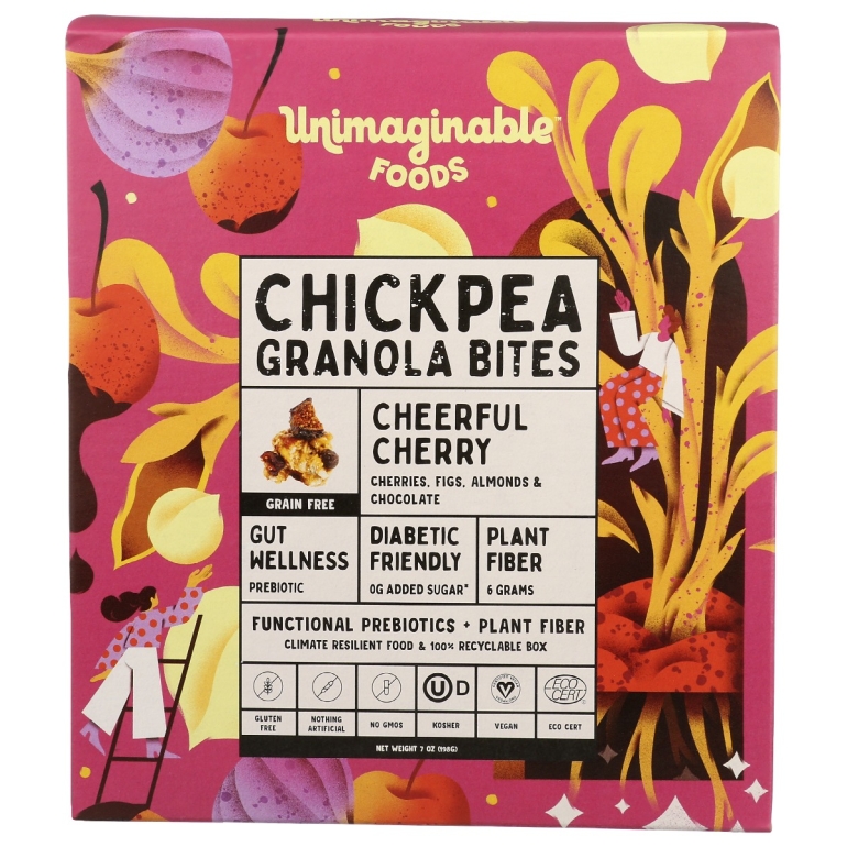 Cheerful Cherry Chickpea Granola Bites, 7 oz