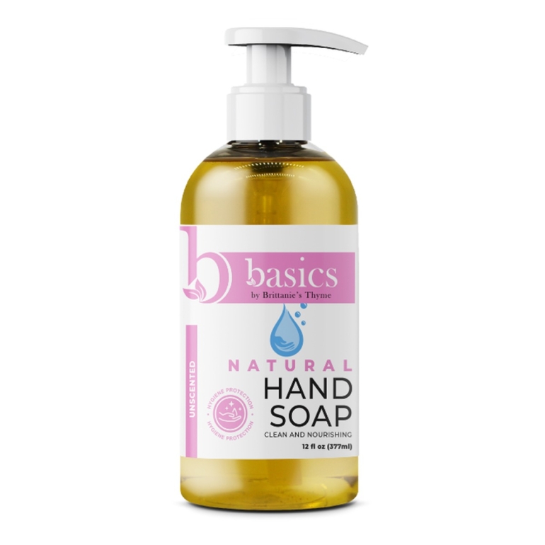 Unscented Natural Hand Soap, 12 oz