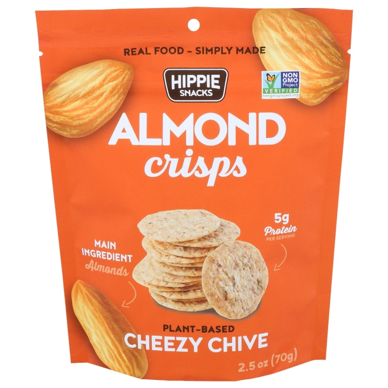 Almond Crisps Cheezy Chive, 2.5 oz