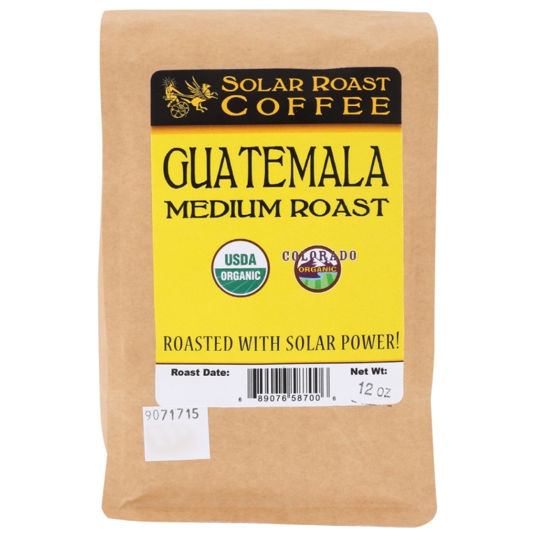 Guatemala Organic Coffee Medium Roast, 12 oz