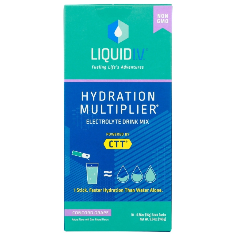 Hydration Multiplier Concord Grape 10Ct Box, 5.64 oz