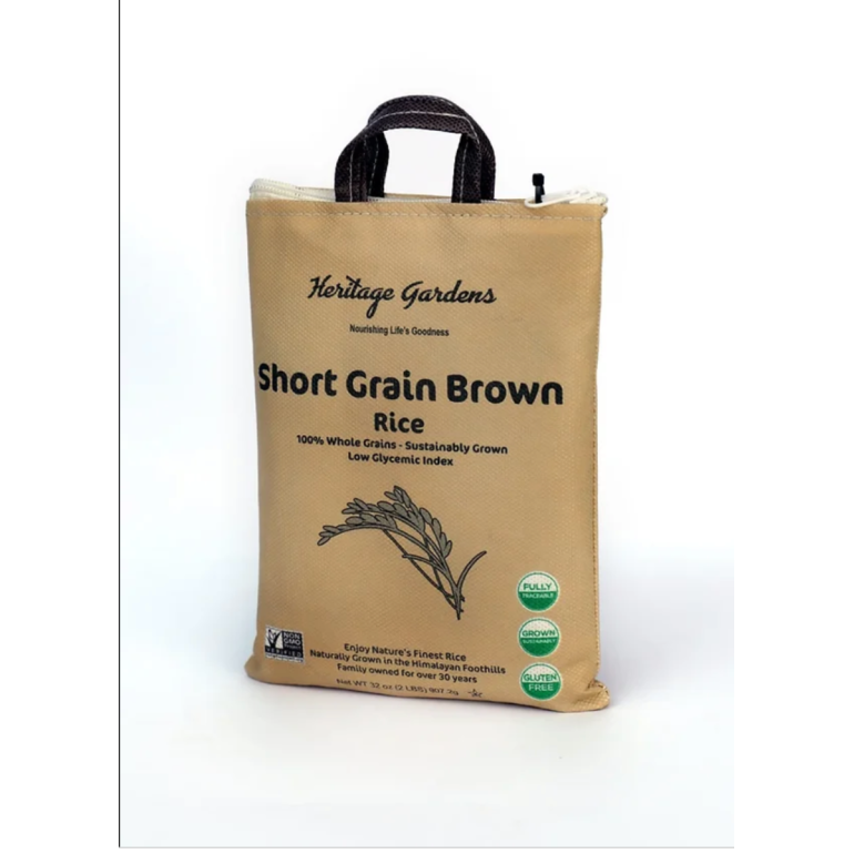 Rice Brown Short Grain, 2 LB