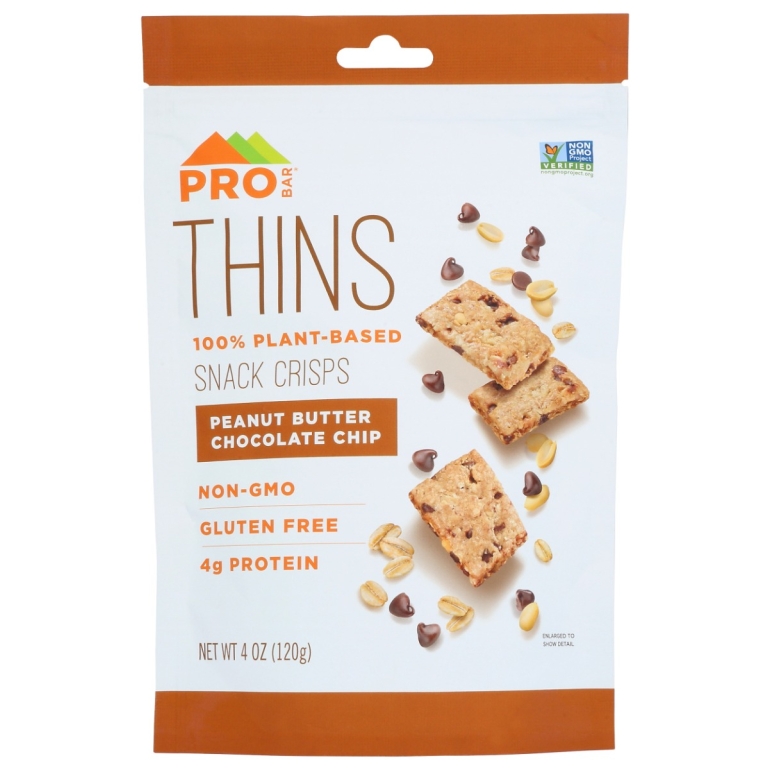 Peanut Butter Chocolate Chip Thins, 4 oz