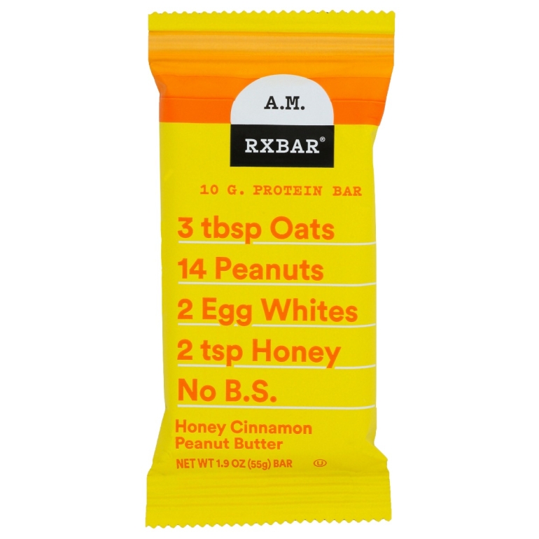 Honey Cinnamon Peanut Butter Protein Bar, 1.9 oz