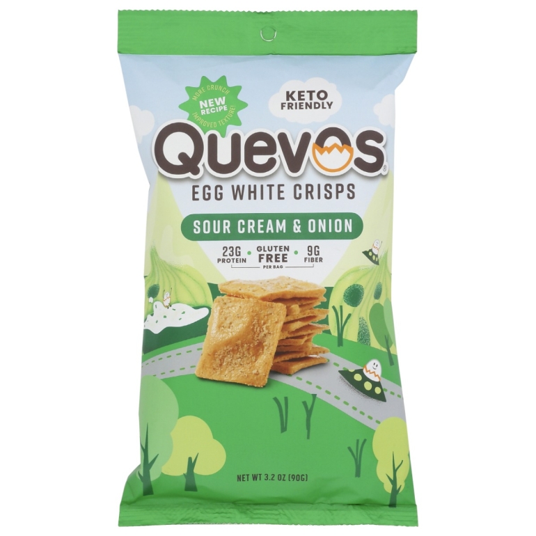 Sour Cream Onion Egg White Crisps, 3.2 oz