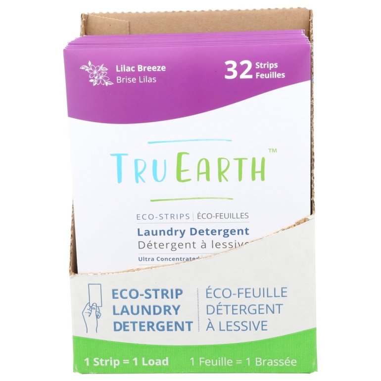 Eco Strips Laundry Detergent Lilac Breeze, 32 ct