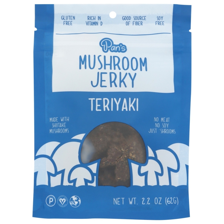 Teriyaki Mushroom Jerky, 2.2 oz