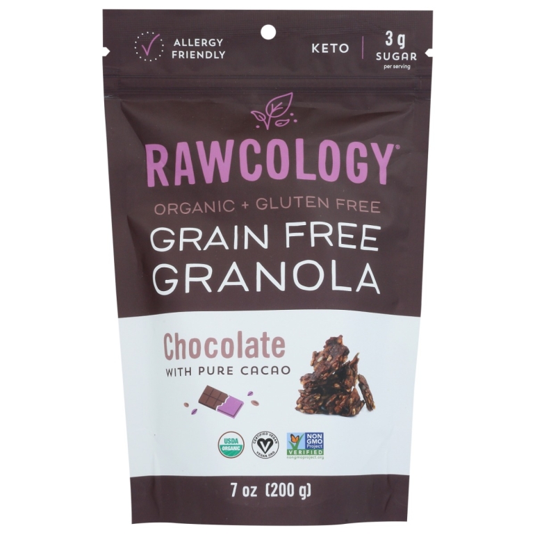 Granola Gf Choc Cacao Org, 7 OZ
