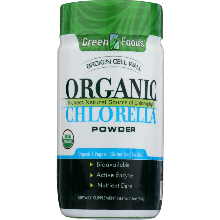 Organic Chlorella Powder, 2.1 oz