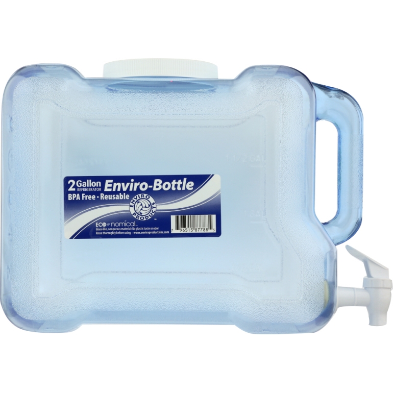 2 Gallon Refrigerator Enviro-Bottle, 1 ea