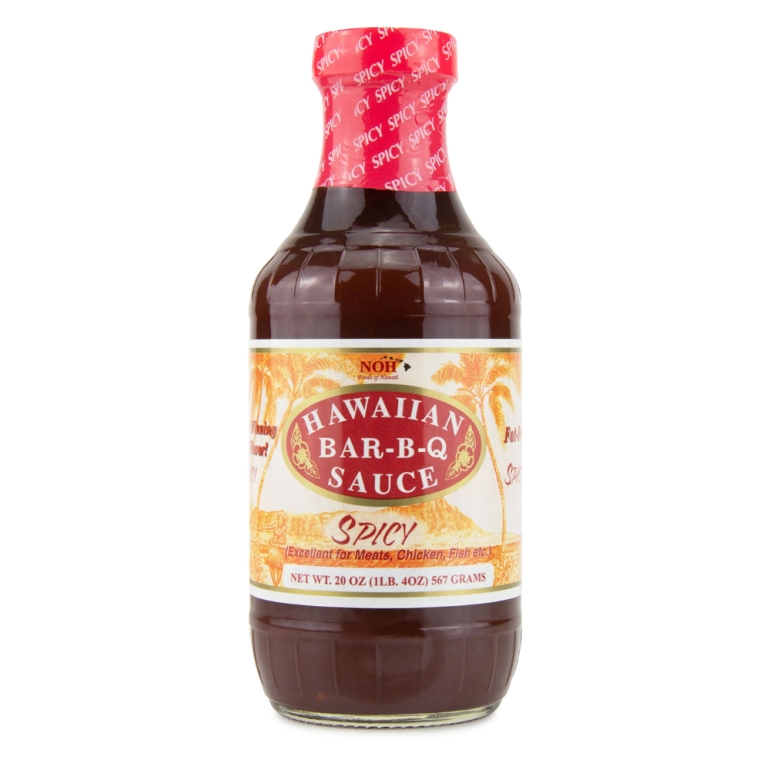 Sauce Bbq Spicy Hawaiian, 20 OZ