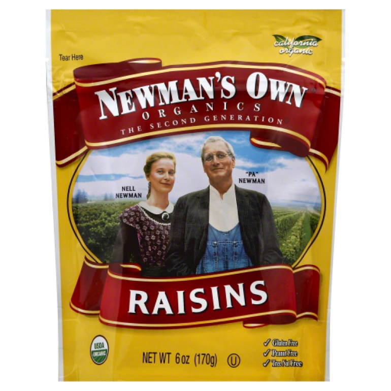 Raisins Organic Zipbag, 6 oz