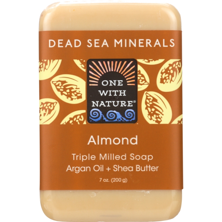 Almond Dead Sea Minerals Soap Bar, 7 oz