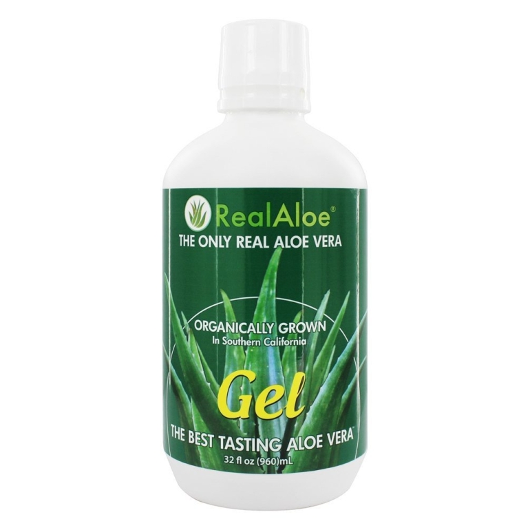 Organically Grown Aloe Vera Gel, 32 oz