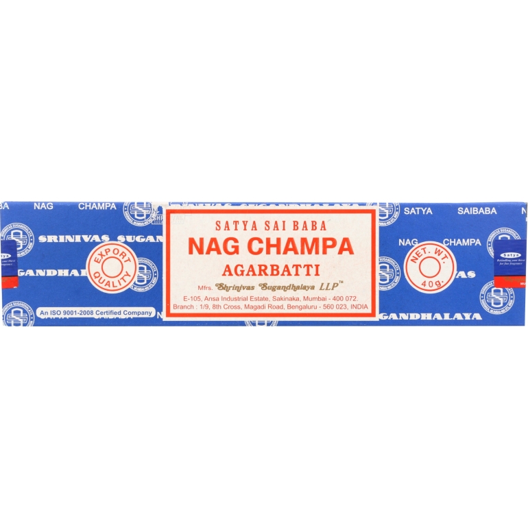 Incense Nag Champa, 40 gm