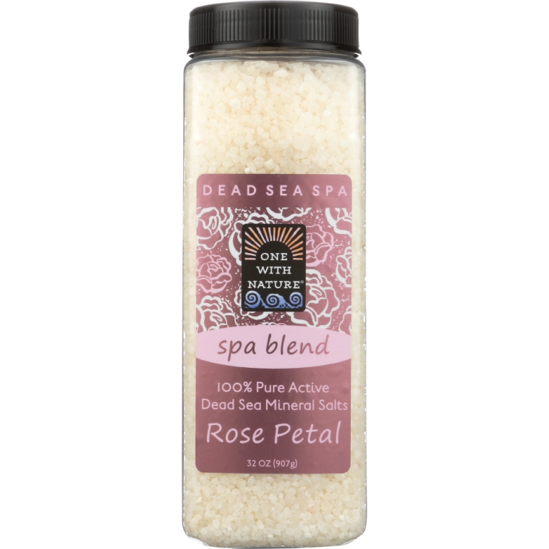 Spa Blend Rose Petal Dead Sea Mineral Bath Salt, 32 oz