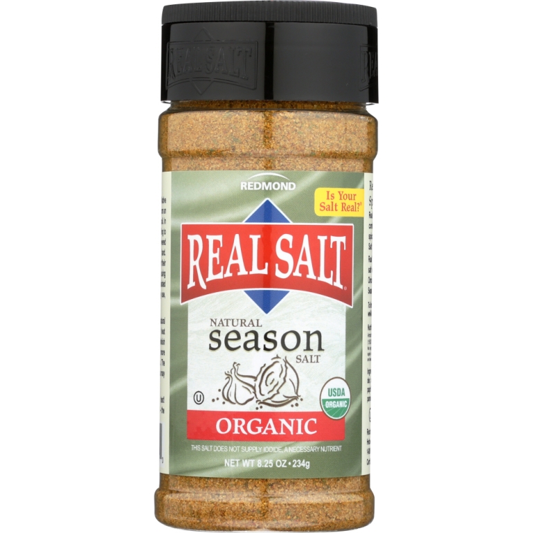 Real Salt Shaker Season Salt Organic, 8.25 oz