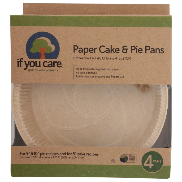 Baking Pan Cake Pie Paper, 4 PC