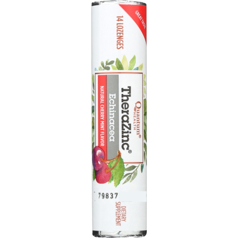 Thera Zinc Echinacea Lozenges Cherry Mint, 14 pc