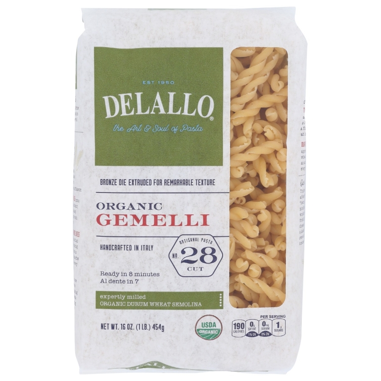 Organic Gemelli Noodles, 16 oz