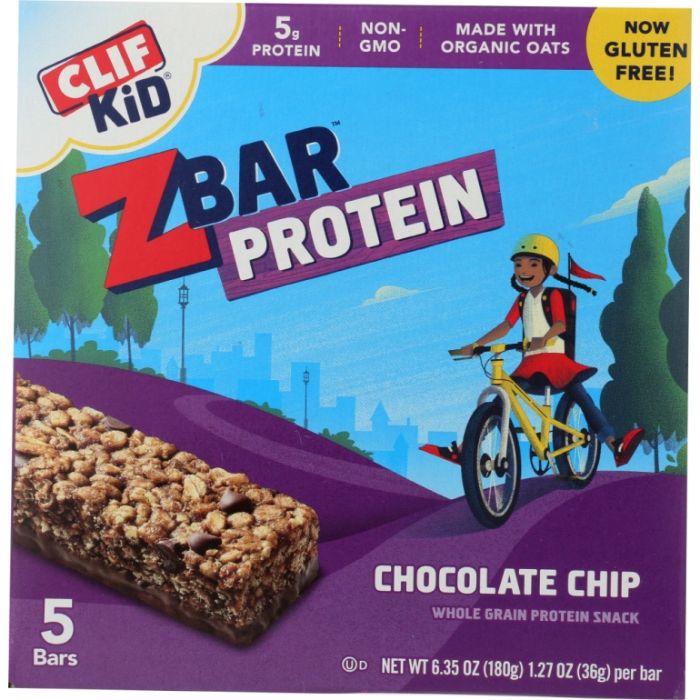 ZBar Protein Chocolate Chip 5 Count, 6.35 oz