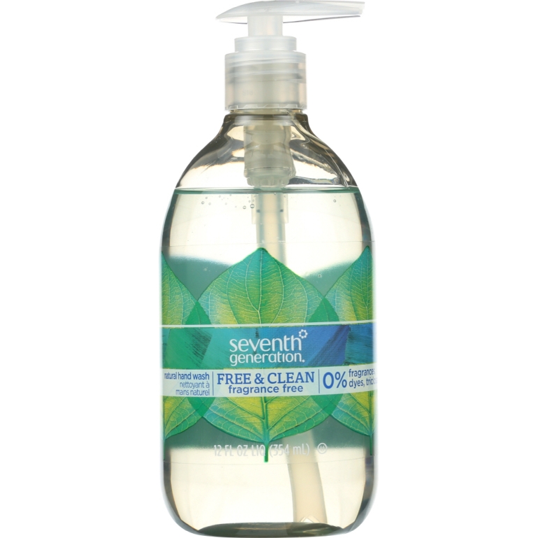 Hand Wash Free and Clean Unscented, 12 oz