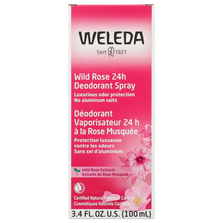 Wild Rose Deodorant, 3.4 fo