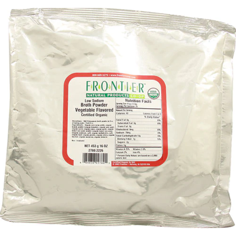 Low Sodium Vegetable Flavored Broth Powder, 16 oz