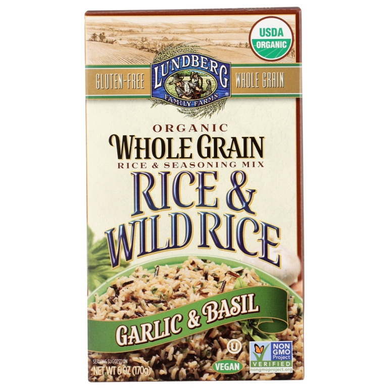 Rice and Wild Rice Garlic and Basil, 6 oz