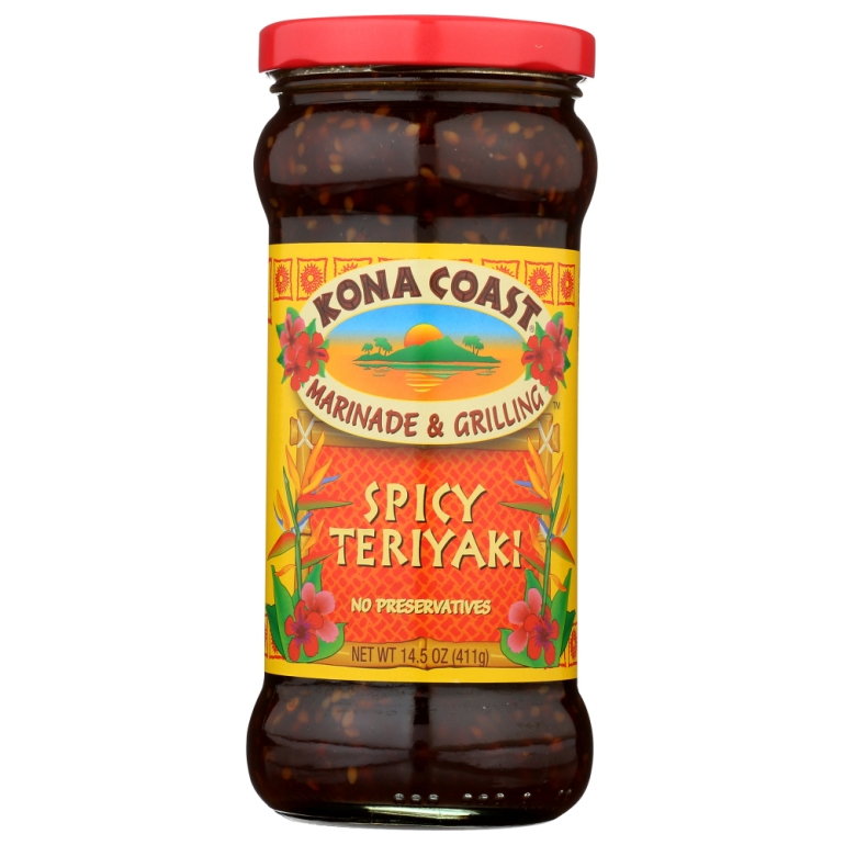 Sauce Teriyaki Spicy, 14 oz