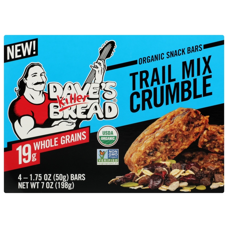 Trail Mix Crumble Snack Bar 4 Count, 7 oz