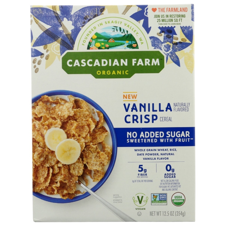 Vanilla Crisp Cereal, 12.5 oz